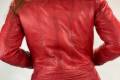 FELICE női bőrdzseki piros